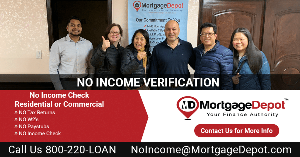 No Income Check Mortgage