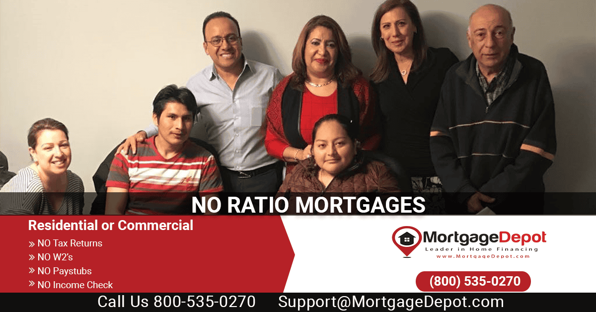 No Ratio Mortgages MortgageDepot